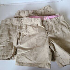 Bundle of 4 Pairs Cat & Jack School Uniform Shorts, 5T and 6